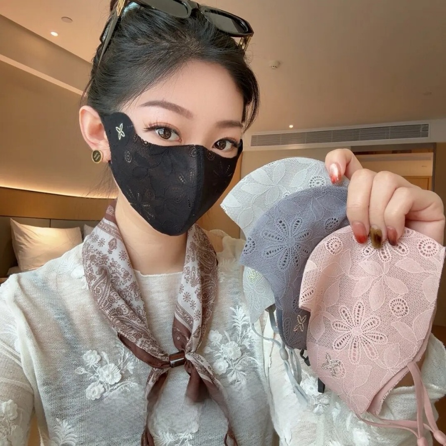 Cloth Face Mask Washable - Кружевная маска для защиты глаз -