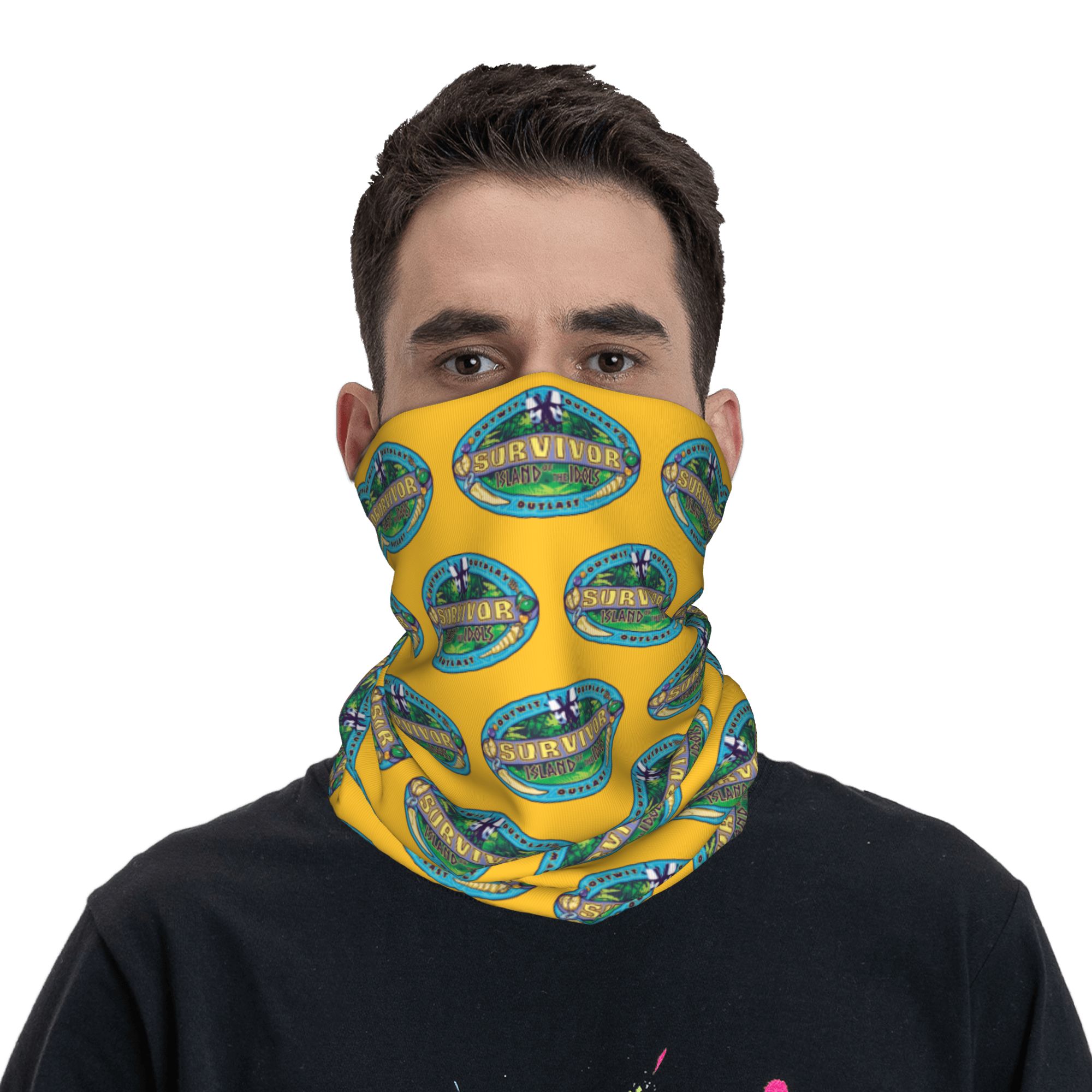 Sports Mask Breathable - Бандана-накидка S-Survivors с принтом Island of