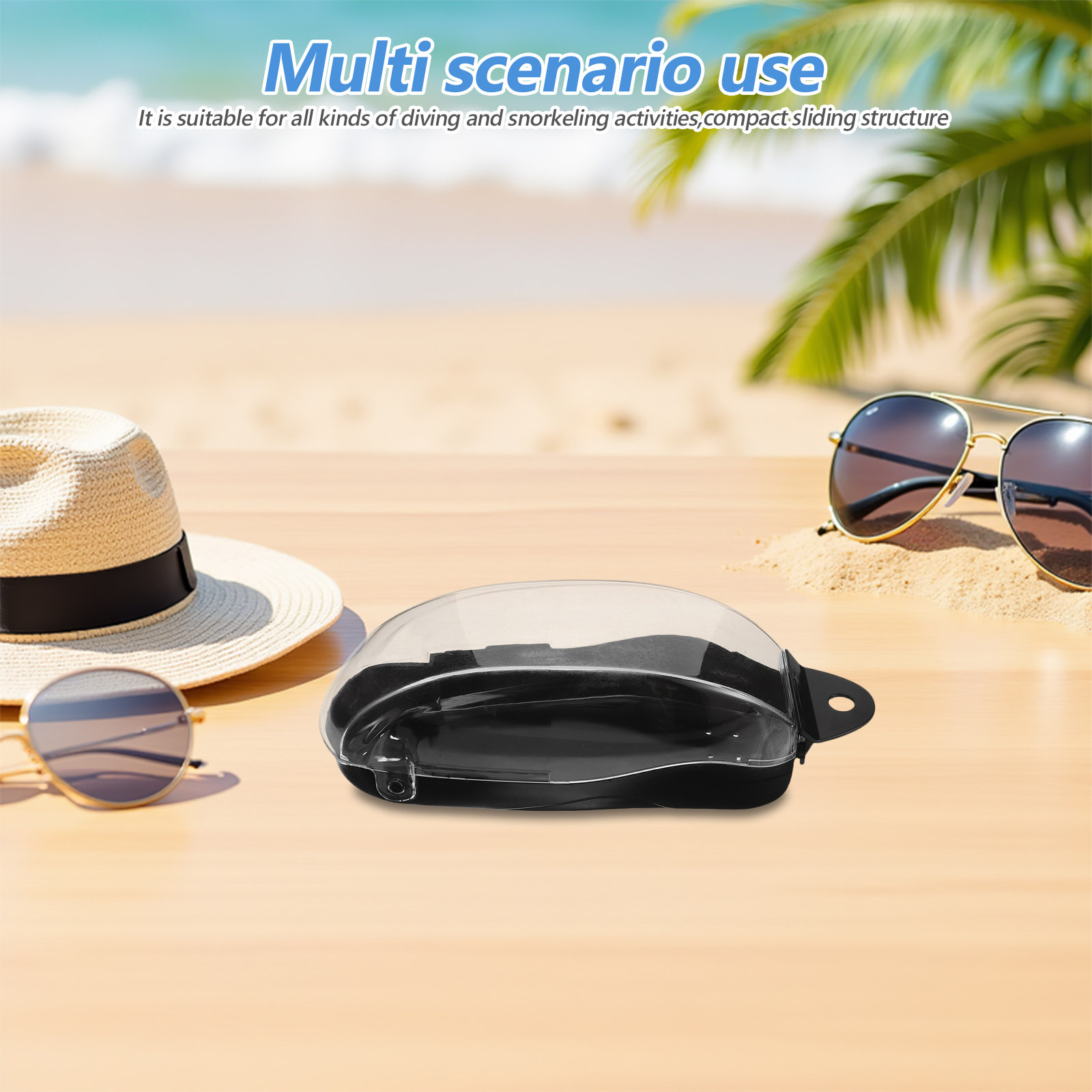 Mask Case Hard Shell - Чехол для маски для снорклинга, портативный