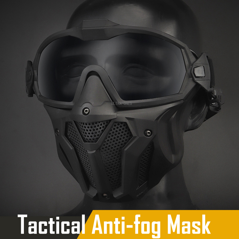 Anti Pollution Mask - Тактическая полнолицевая маска, противотуманный вентилятор, защитное