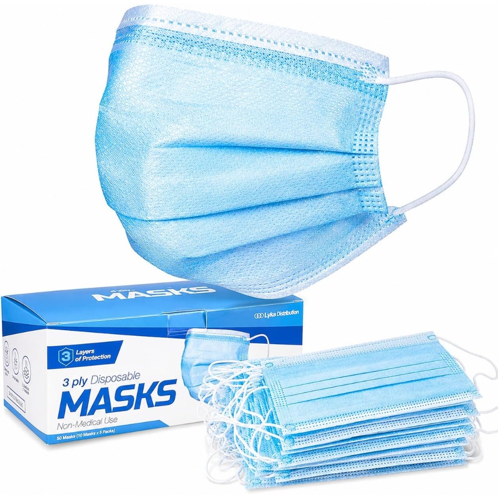 Disposable Mask Blue - Маска для лица - Высококачественные синие