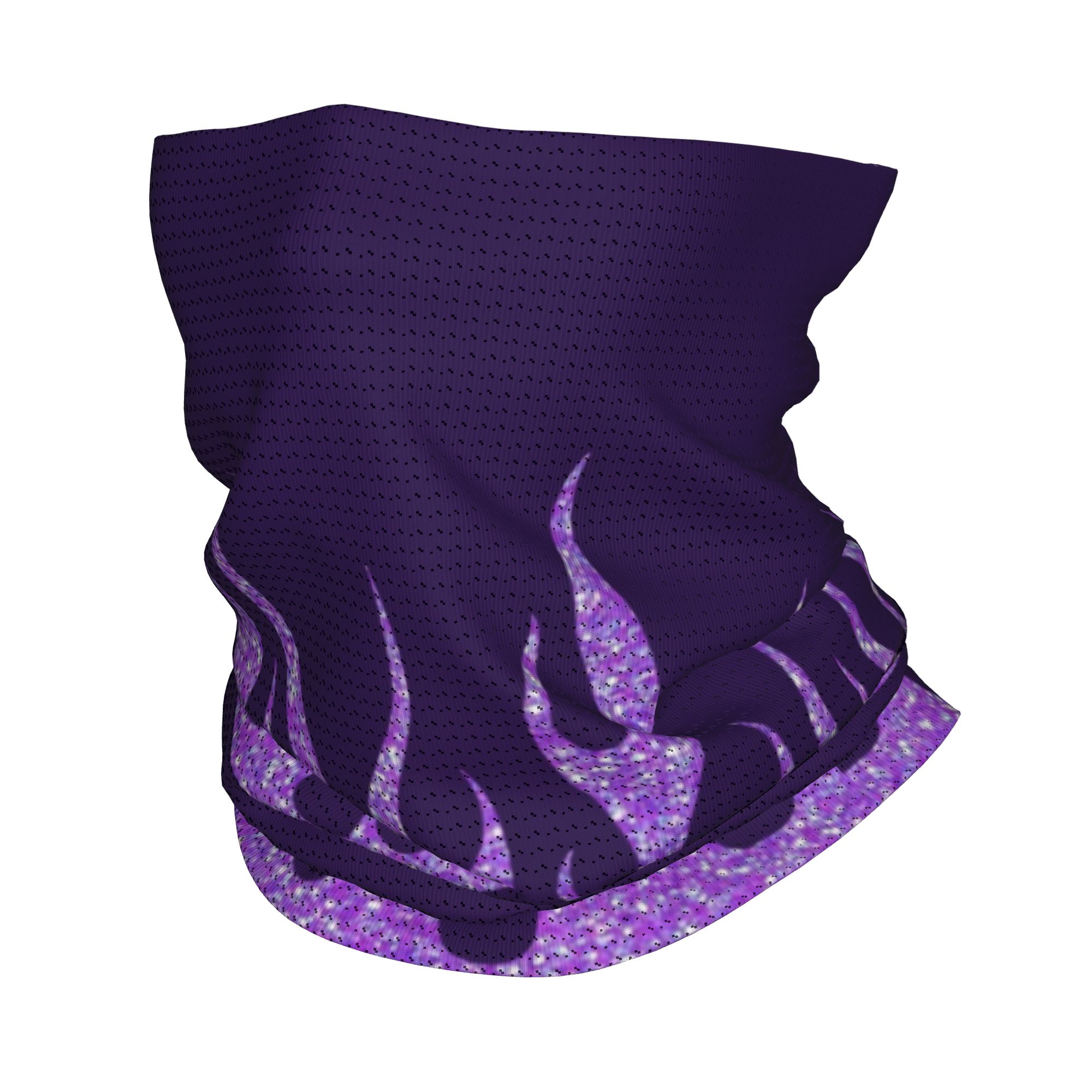 Neck Gaiter Face Cover - Многофункциональный шарф-бандана с фиолетовым блеском и