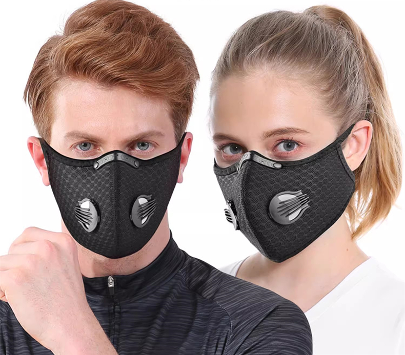 Anti Pollution Mask - Велосипедная маска Спортивная моющаяся многоразовая с
