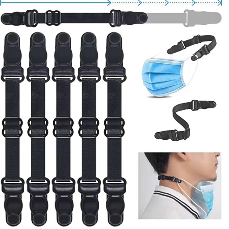 Mask Ear Saver Strap - Регулируемая повязка для маски, 5 шт.,