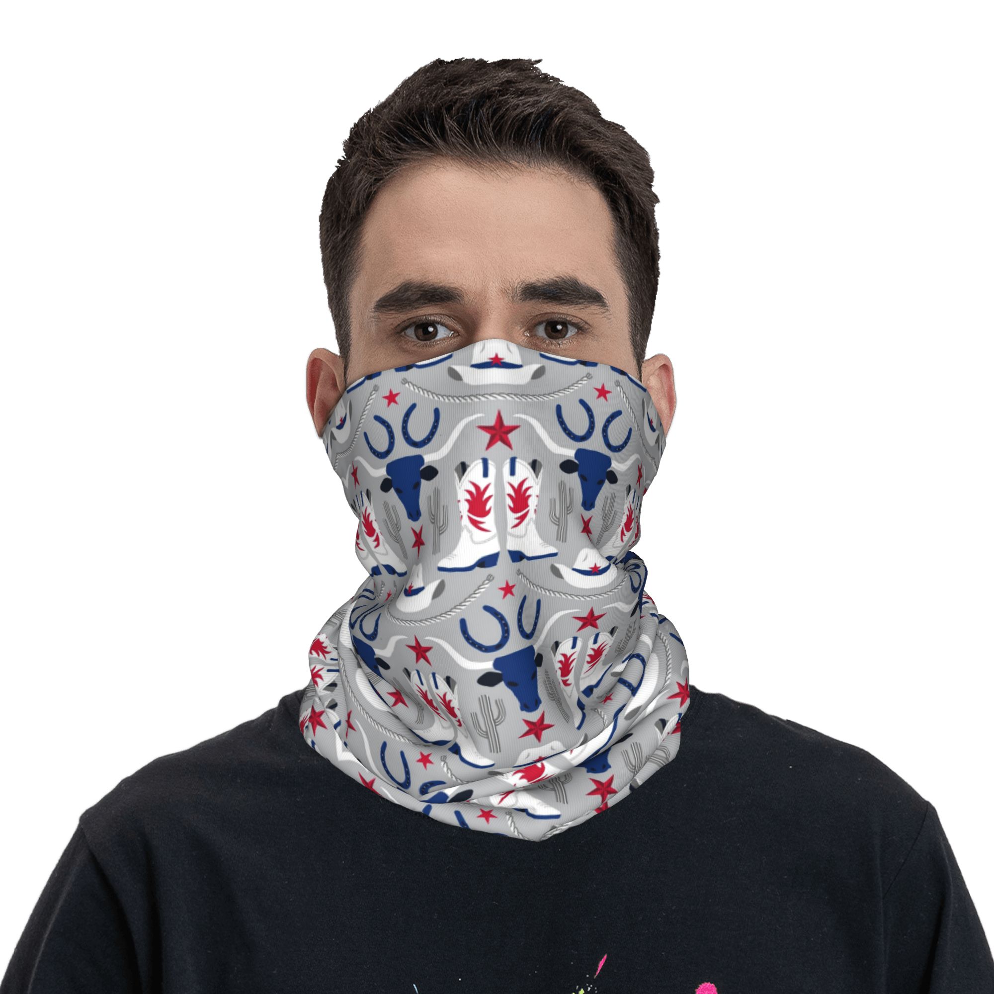 Sports Mask Breathable - Бандана-шарф в стиле Дикого Запада с
