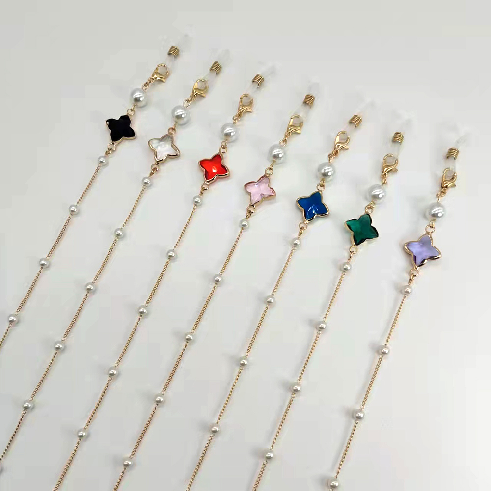 Mask Chain Holder - Женская цепочка для очков, пластиковая бусина,