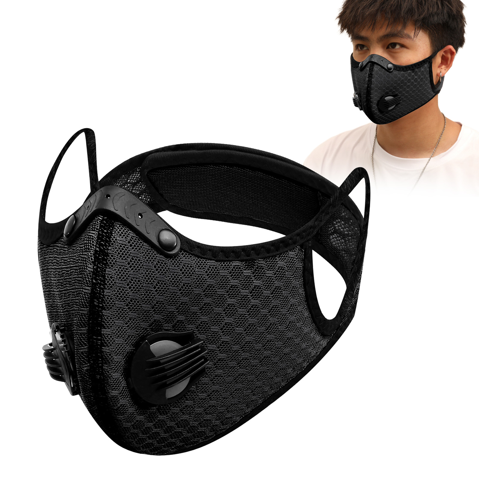 Anti Pollution Mask - Универсальная ветрозащитная маска для езды на
