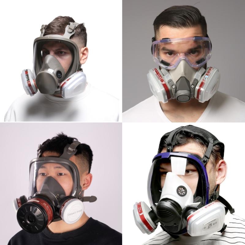 Respirator Half Face - Новый комплект: полумаска-респиратор 15-в-1 6200 для
