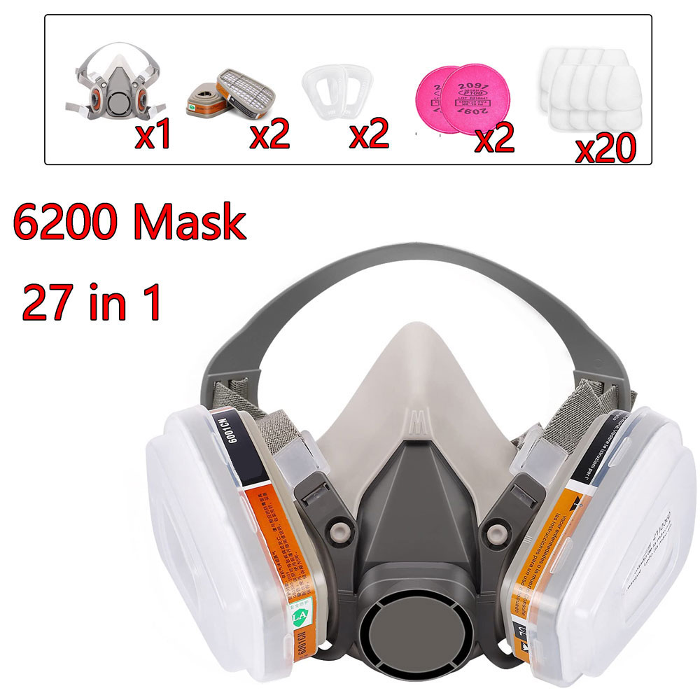 Face Mask Storage Box - Противогаз 6200 с комплектом для покраски