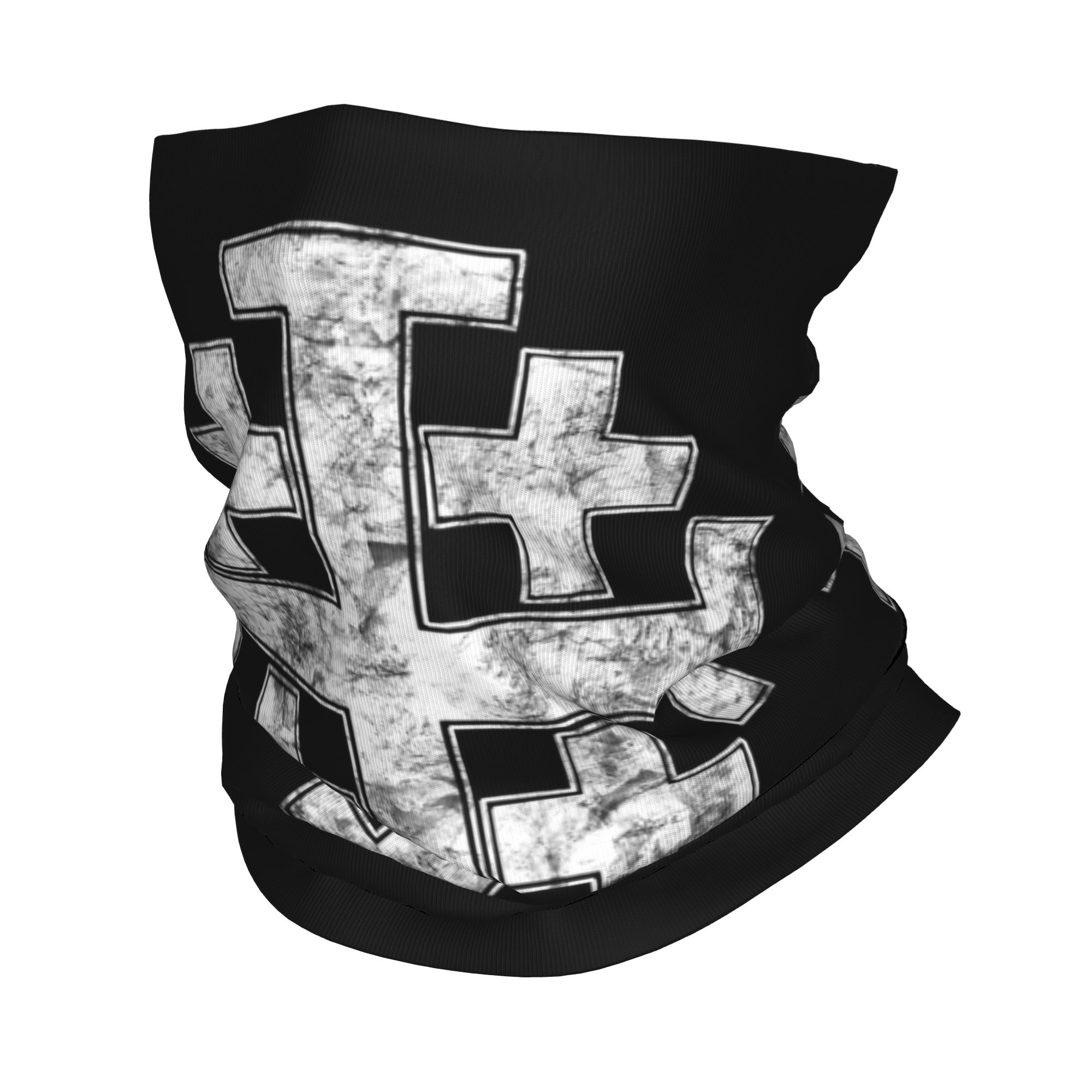 Neck Gaiter Face Cover - Бандана-балаклава с принтом «Иерусалимский крест» и