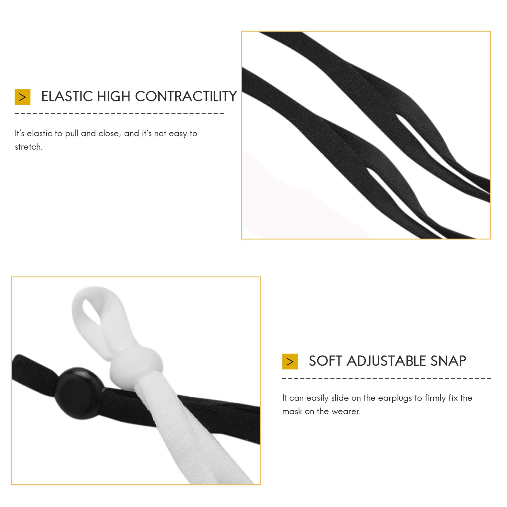 A27F-2000 шт. эластичный шнур  – обзор и цена Mask Lanyard Adjustable
