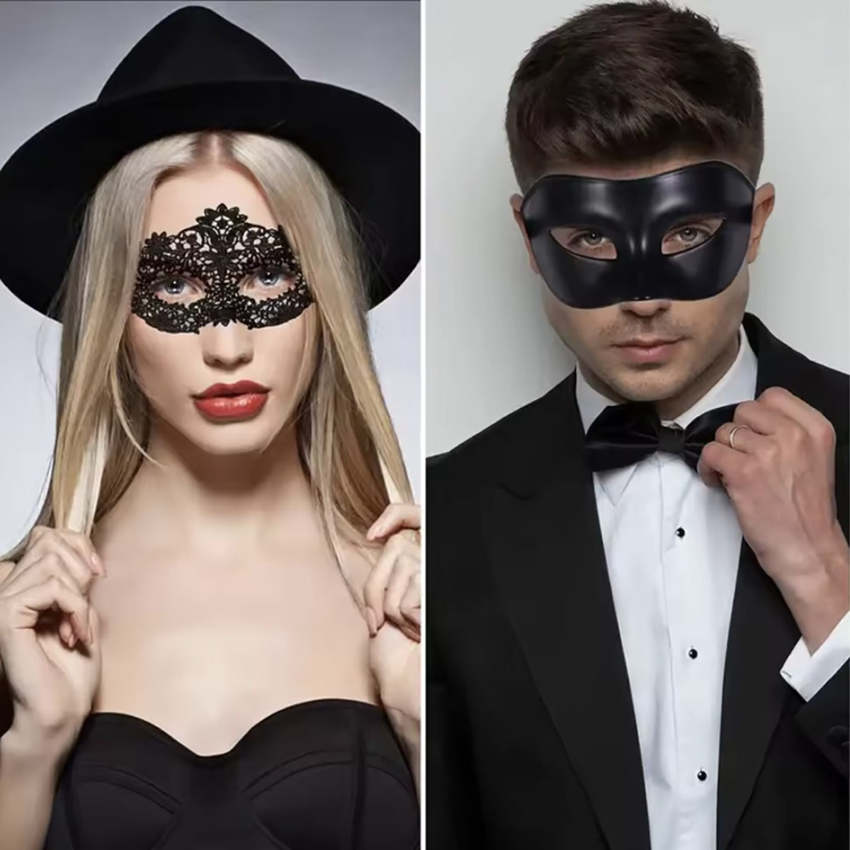 Элегантный набор маскарадных м – обзор и цена Black Face Mask Pack