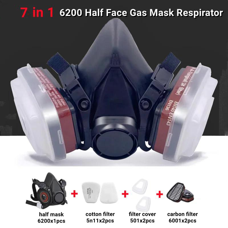 Пылезащитный противогаз, проти – обзор и цена Dust Mask Construction