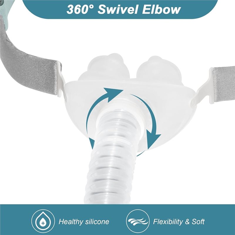 Маска CPAP с трубкой в комплек – обзор и цена Silicone Mask Bracket