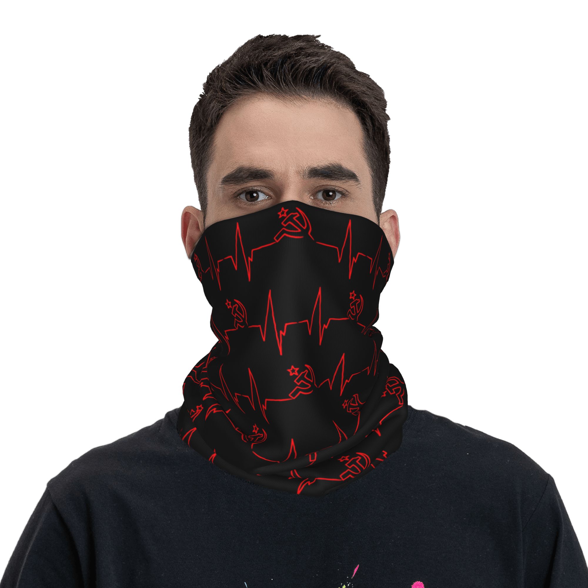 Пользовательские Heartbeat Рус – обзор и цена Neck Gaiter Face Cover