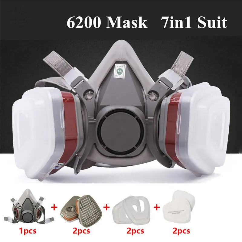 Противогазовая полумаска 7 в 1 – обзор и цена Respirator Half Face