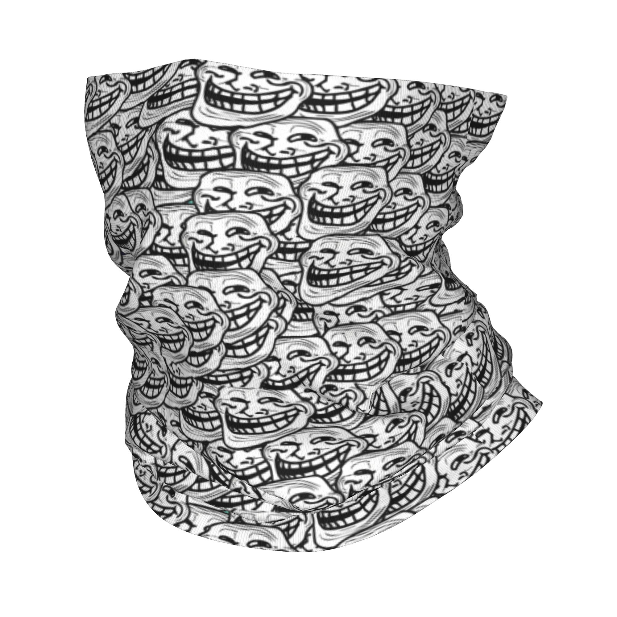 Funny Anime Troll Face Quest V – обзор и цена Neck Gaiter Face Cover