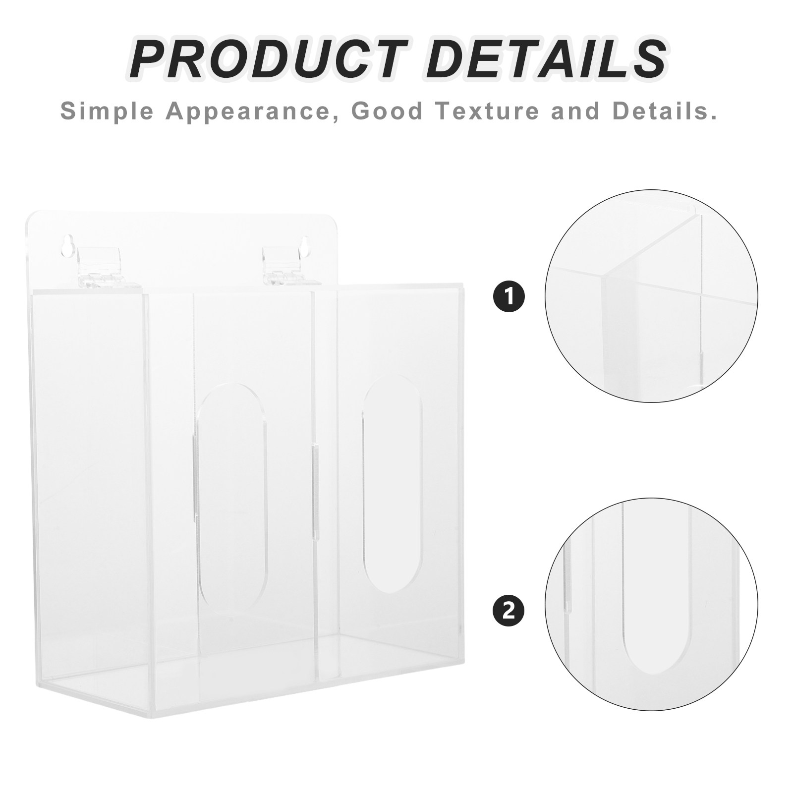Прозрачный акриловый контейнер – обзор и цена Face Mask Storage Box