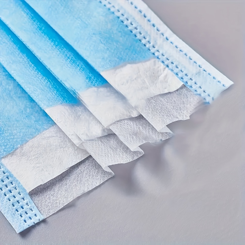 100 шт. толстых синих одноразо – обзор и цена Disposable Mask Blue