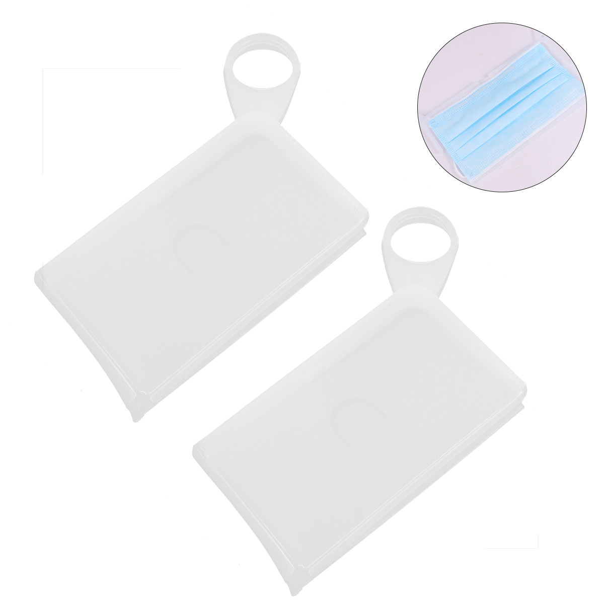 2 шт. Портативный водонепрониц – обзор и цена Face Mask Storage Box