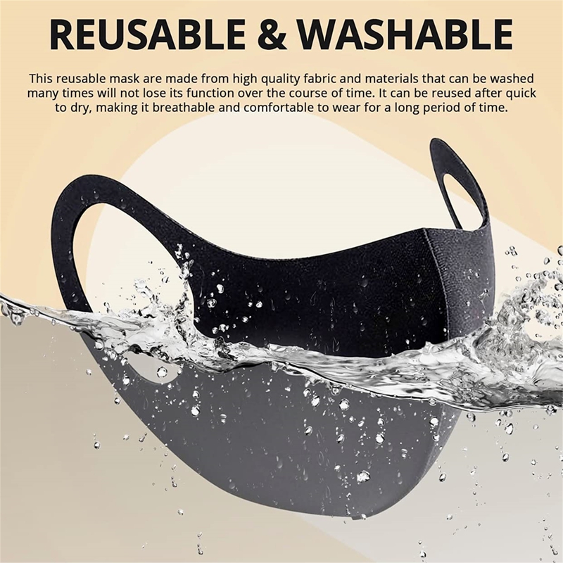 5/10 шт. модная однотонная мас – обзор и цена Cloth Face Mask Washable