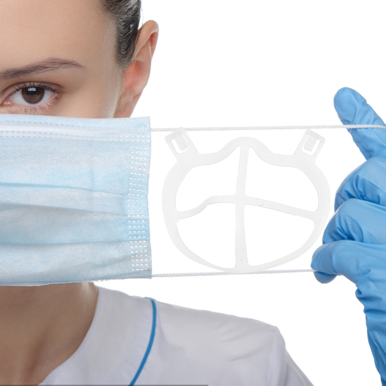 10 шт. силиконовых держателей  – обзор и цена Silicone Mask Bracket