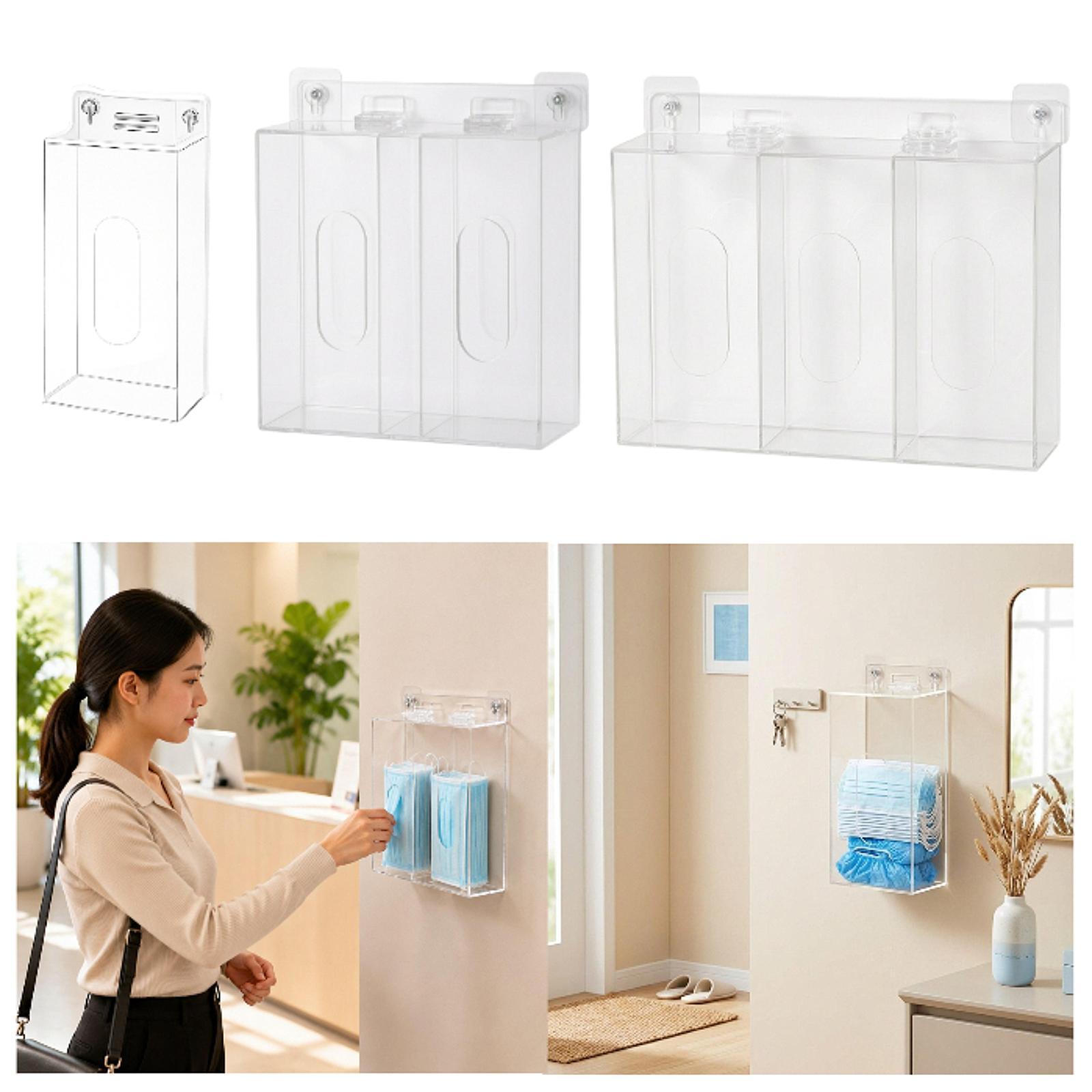 Компактный акриловый настенный – обзор и цена Face Mask Storage Box