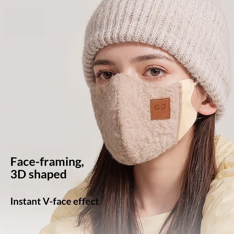 Зимняя бархатная теплая маска, – обзор и цена Cloth Face Mask Washable