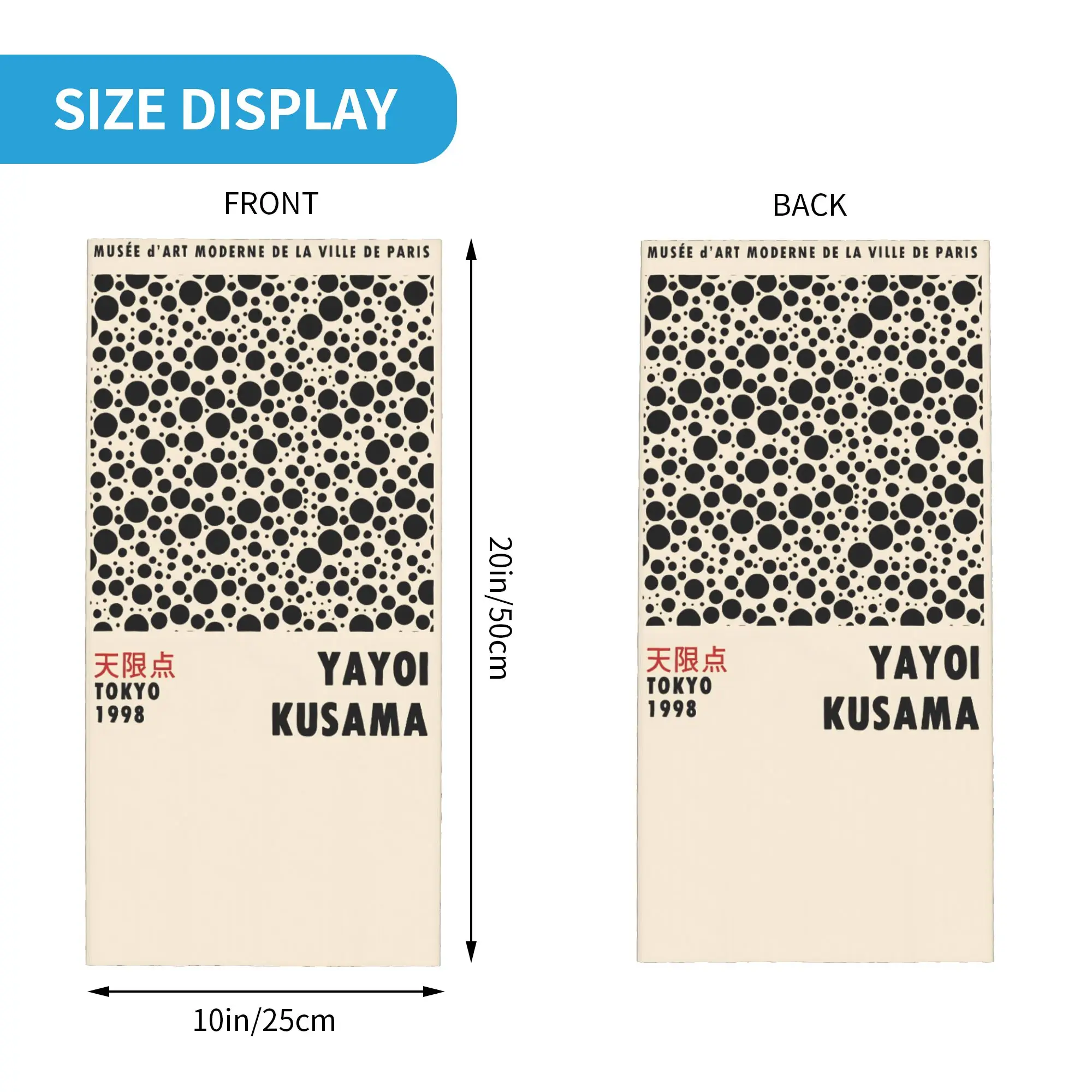 Бандана-труба Yayoi Kusama Pum – обзор и цена Neck Gaiter Face Cover