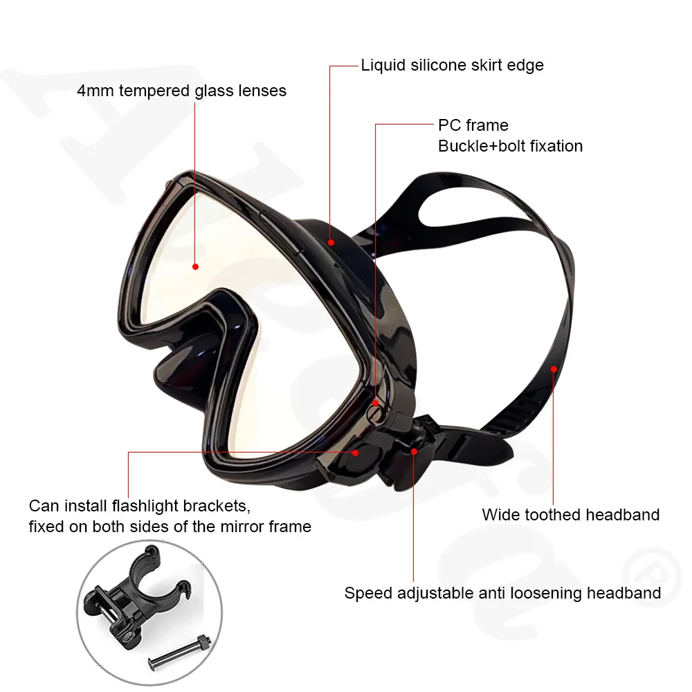 Маска для подводного плавания  – обзор и цена Silicone Mask Bracket