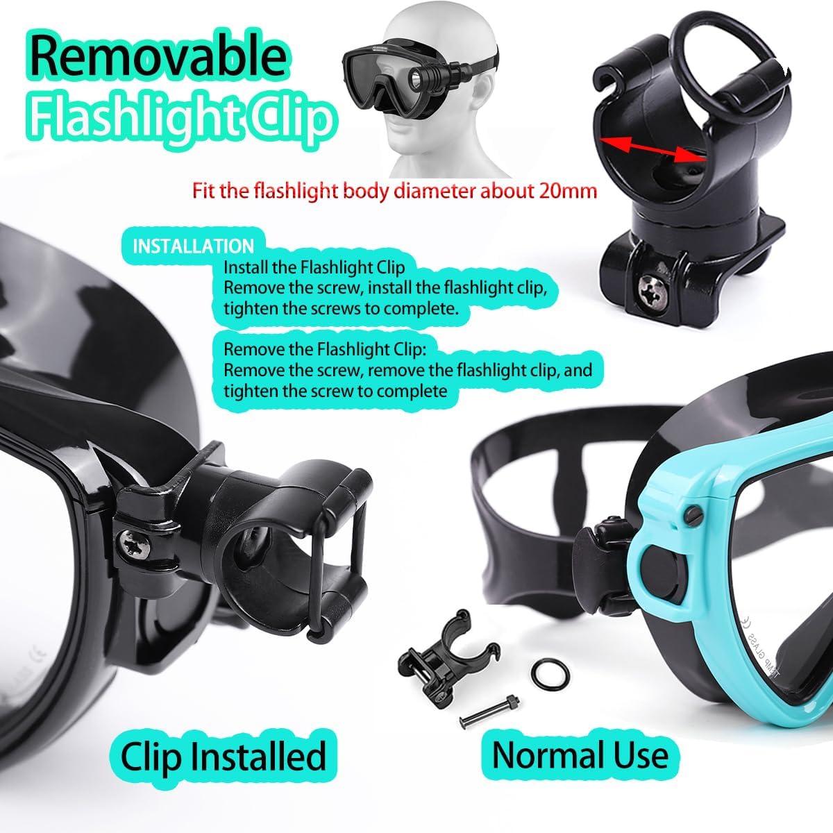 Маска для подводного плавания  – обзор и цена Silicone Mask Bracket
